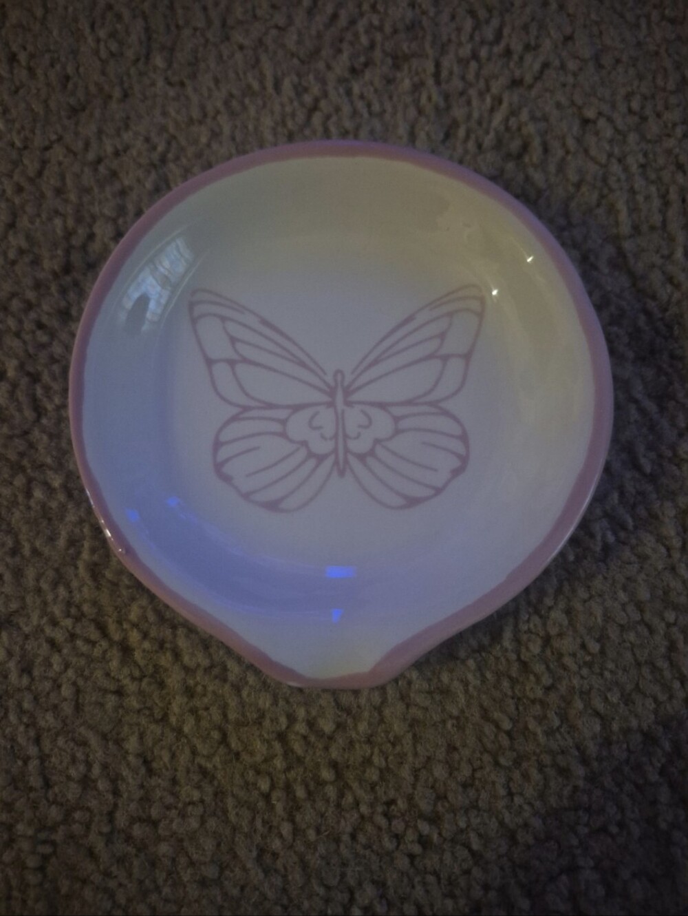 Dolly Parton Pink Butterfly Spoon Rest